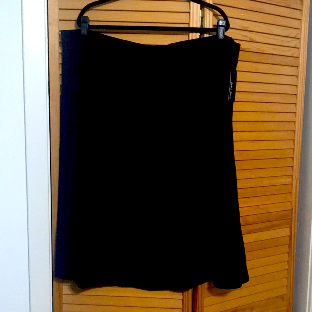 Black A-line skirt, new with tag, size 3X